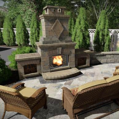 Outdoor Fireplace